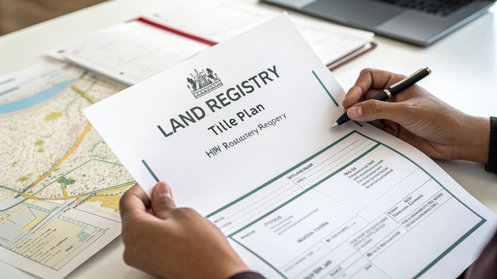 Land registry title plans and boundary information